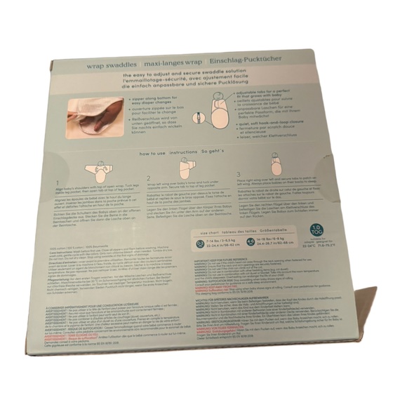 Aden + Anais swaddles 2 new and one used - Picture 2 of 3